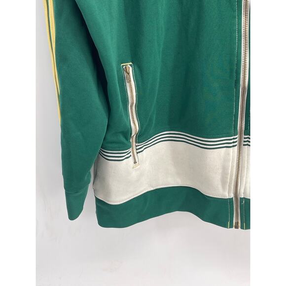 Adidas Trefoil full zip mock neck track jacket sz M - Picture 3 of 10